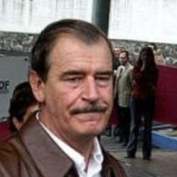 Deep funneled image of Vicente Fox