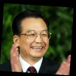 Deep funneled image of Wen Jiabao