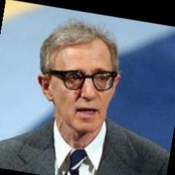 Deep funneled image of Woody Allen
