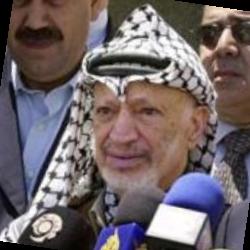 Deep funneled image of Yasser Arafat