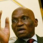 Funneled image of Abdoulaye Wade