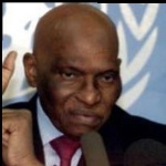 Funneled image of Abdoulaye Wade