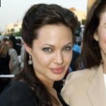 Funneled image of Angelina Jolie