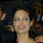 Funneled image of Angelina Jolie