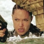 Funneled image of Angelina Jolie