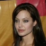 Funneled image of Angelina Jolie