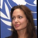 Funneled image of Angelina Jolie