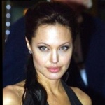 Funneled image of Angelina Jolie