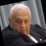 Funneled image of Ariel Sharon