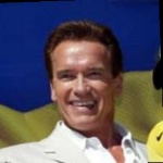 Funneled image of Arnold Schwarzenegger