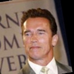 Funneled image of Arnold Schwarzenegger