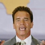 Funneled image of Arnold Schwarzenegger