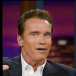 Funneled image of Arnold Schwarzenegger