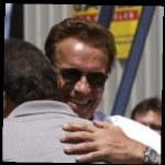 Funneled image of Arnold Schwarzenegger