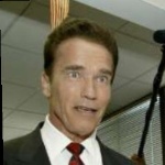 Funneled image of Arnold Schwarzenegger