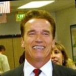 Funneled image of Arnold Schwarzenegger