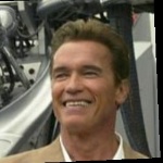 Funneled image of Arnold Schwarzenegger