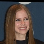 Funneled image of Avril Lavigne