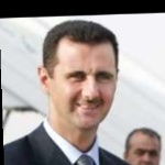 Funneled image of Bashar Assad