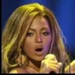 Funneled image of Beyonce Knowles