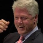 Funneled image of Bill Clinton