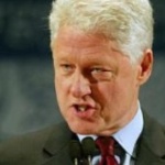 Funneled image of Bill Clinton