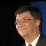 Funneled image of Bill Gates