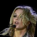 Funneled image of Britney Spears