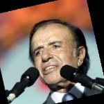 Funneled image of Carlos Menem