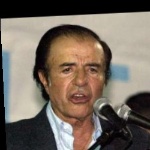 Funneled image of Carlos Menem