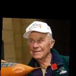 Funneled image of Chuck Yeager