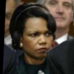 Funneled image of Condoleezza Rice