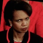 Funneled image of Condoleezza Rice