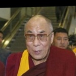 Funneled image of Dalai Lama