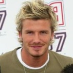 Funneled image of David Beckham