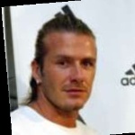 Funneled image of David Beckham