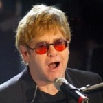 Funneled image of Elton John