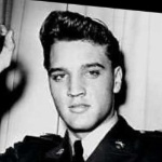Funneled image of Elvis Presley