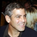 Funneled image of George Clooney