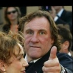 Funneled image of Gerard Depardieu