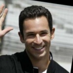 Funneled image of Helio Castroneves