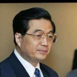 Funneled image of Hu Jintao