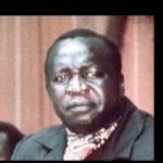 Funneled image of Idi Amin