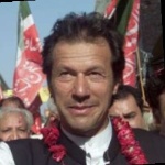 Funneled image of Imran Khan