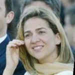Funneled image of Infanta Cristina