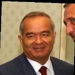 Funneled image of Islam Karimov