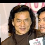 Funneled image of Jackie Chan