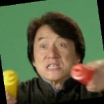 Funneled image of Jackie Chan