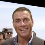 Funneled image of Jean-Claude Van Damme