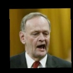 Funneled image of Jean Chretien